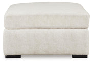 Chessington Ivory 4-Piece Sectional and Oversized Accent Ottoman - 61904U1