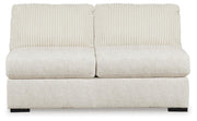 Chessington Ivory 4-Piece Sectional and Oversized Accent Ottoman - 61904U1