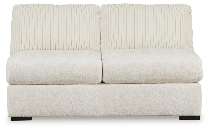 Chessington Ivory 4-Piece Sectional and Oversized Accent Ottoman - 61904U1