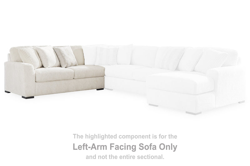 Chessington Ivory Left-Arm Facing Sofa - 6190466