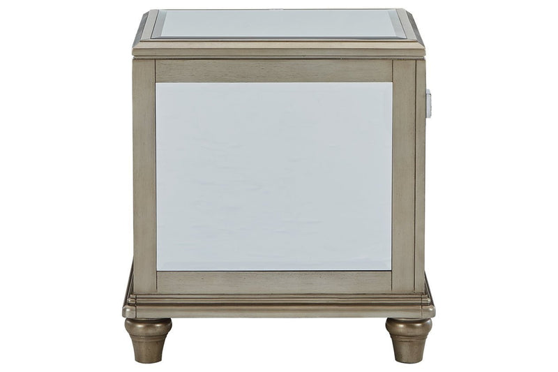 Chevanna Platinum End Table - Gate FurnitureEnd Table