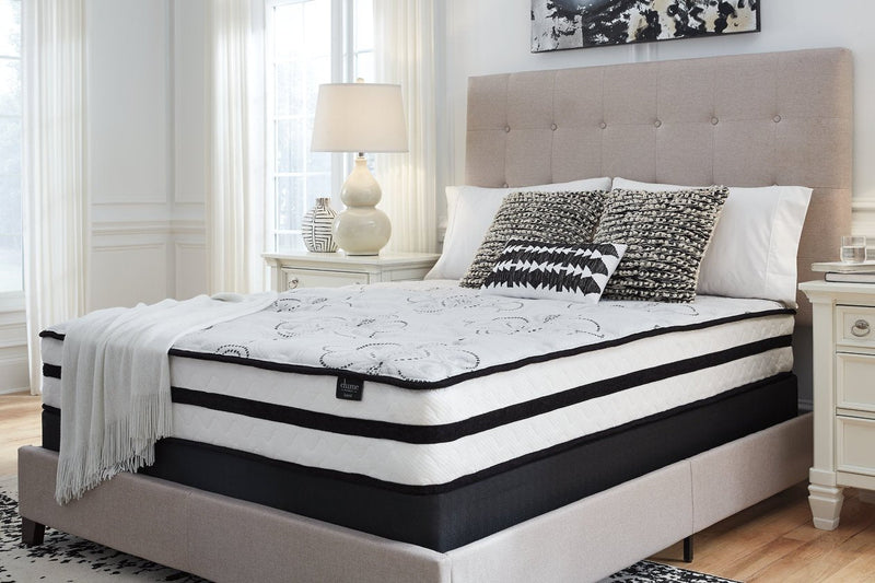Chime 10 Inch Hybrid White Full Mattress in a Box - Gate FurnitureFull Mattress