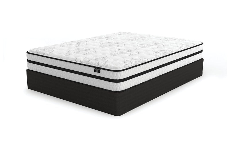 Chime 10 Inch Hybrid White Queen Mattress in a Box - Gate FurnitureQueen Mattress