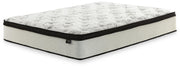 Chime 12 Inch Hybrid 12 Inch Hybrid Mattress with Foundation in White - PKG008806