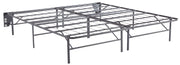 Chime 12 Inch Hybrid 12 Inch Hybrid Mattress with Foundation in White - PKG008808