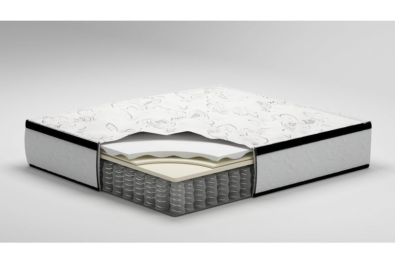 Chime 12 Inch Hybrid White King Mattress in a Box - Gate FurnitureKing Mattress