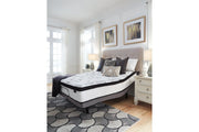 Chime 12 Inch Hybrid White Queen Mattress in a Box - Gate FurnitureQueen Mattress