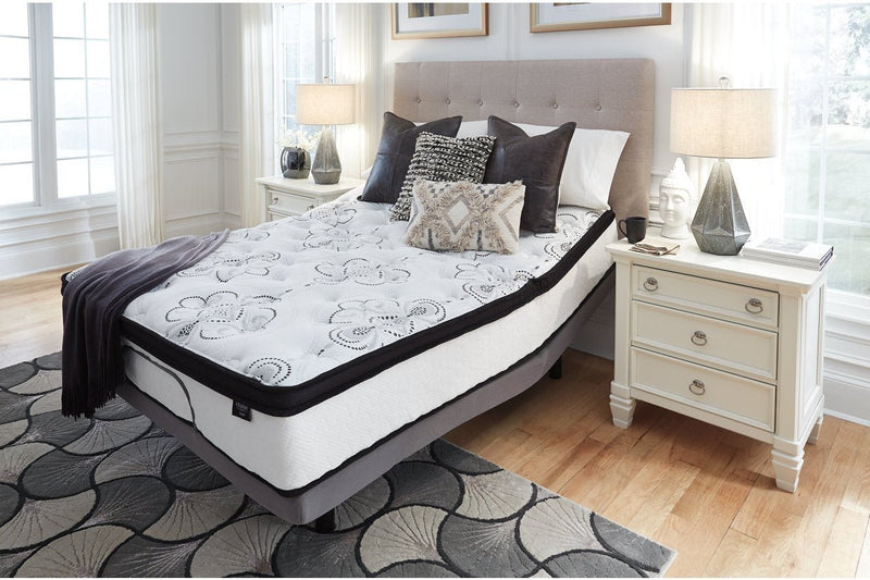 Chime 12 Inch Hybrid White Queen Mattress in a Box - Gate FurnitureQueen Mattress