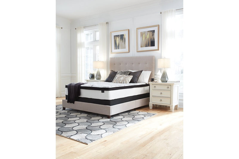 Chime 12 Inch Hybrid White Queen Mattress in a Box - Gate FurnitureQueen Mattress