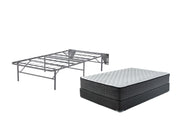 Chime 12 Inch Memory Foam Mattress with Foundation in White - PKG010307