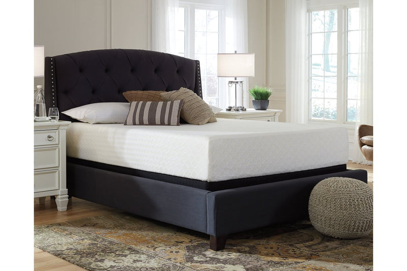 Chime 12 Inch Memory Foam White Queen Mattress in a Box - Gate FurnitureQueen Mattress