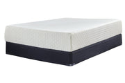 Chime 12 Inch Memory Foam White Queen Mattress in a Box - Gate FurnitureQueen Mattress