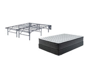 Chime 8 Inch Memory Foam Mattress with Foundation in White - PKG010303