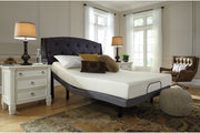 Chime 8 Inch Memory Foam White King Mattress in a Box - Gate FurnitureKing Mattress