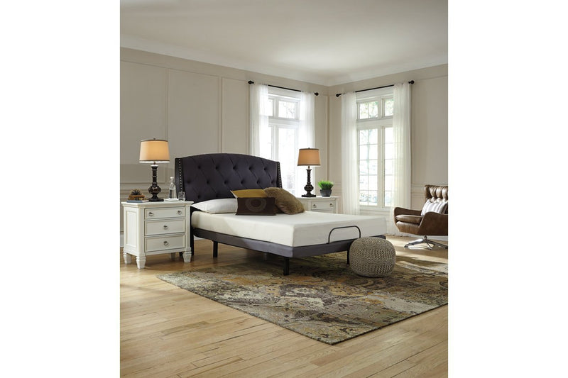 Chime 8 Inch Memory Foam White King Mattress in a Box - Gate FurnitureKing Mattress
