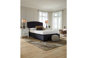 Chime 8 Inch Memory Foam White King Mattress in a Box - Gate FurnitureKing Mattress