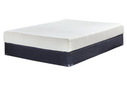 Chime 8 Inch Memory Foam White King Mattress in a Box - Gate FurnitureKing Mattress