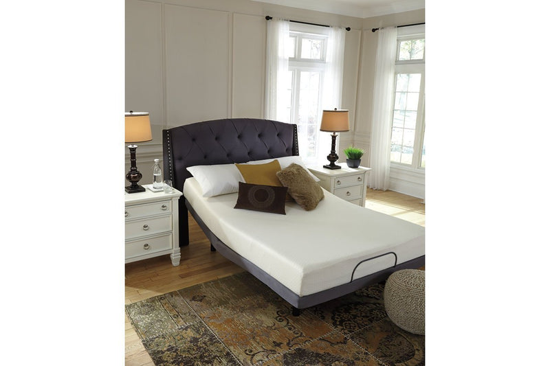 Chime 8 Inch Memory Foam White Queen Mattress in a Box - Gate FurnitureQueen Mattress