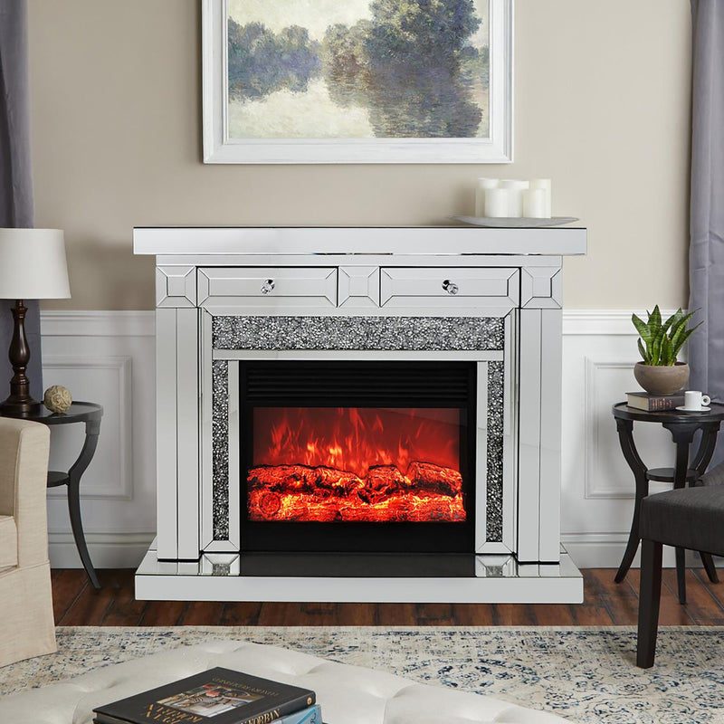 Chionanthus Fireplace With Heater - Gate FurnitureFireplace