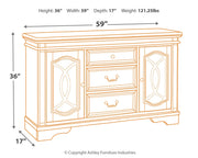 Chipped White Realyn Dining Table and 6 Chairs with Storage - PKG014923