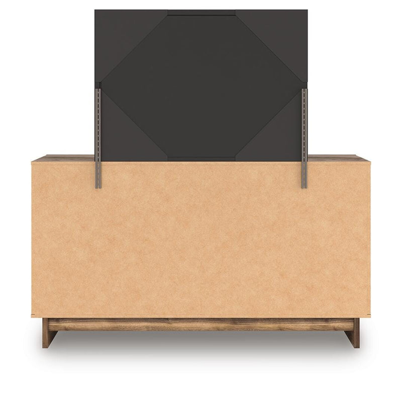 Chirason Brown Dresser and Mirror - PCB3367B1