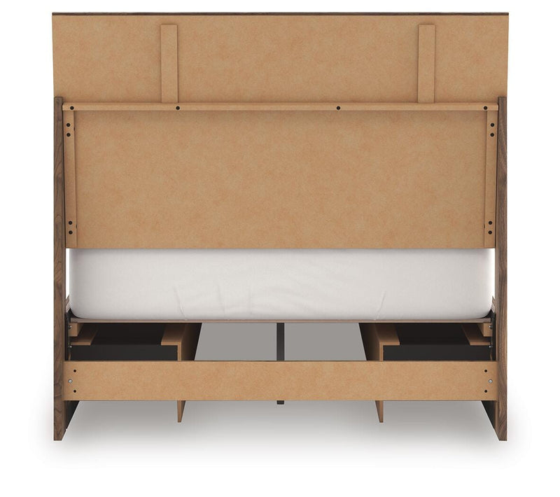 Chirason Brown Full Panel Bed with Storage - PCB3367B28