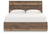 Chirason Brown King Panel Bed with Storage - PCB3367B14