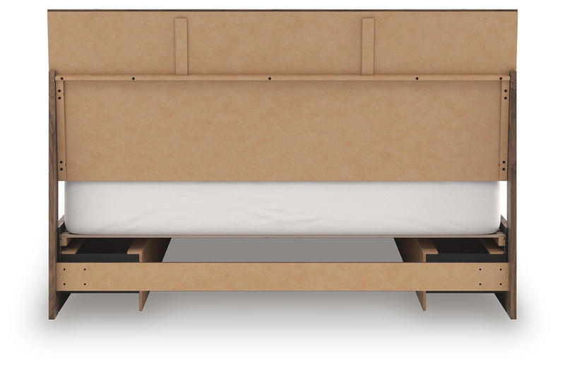 Chirason Brown King Panel Bed with Storage - PCB3367B14