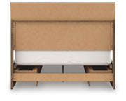 Chirason Brown Queen Panel Bed with Storage - PCB3367B4