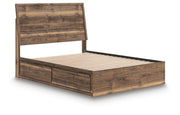 Chirason Brown Queen Panel Bed with Storage - PCB3367B4