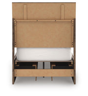 Chirason Brown Twin Panel Bed with Storage - PCB3367B27