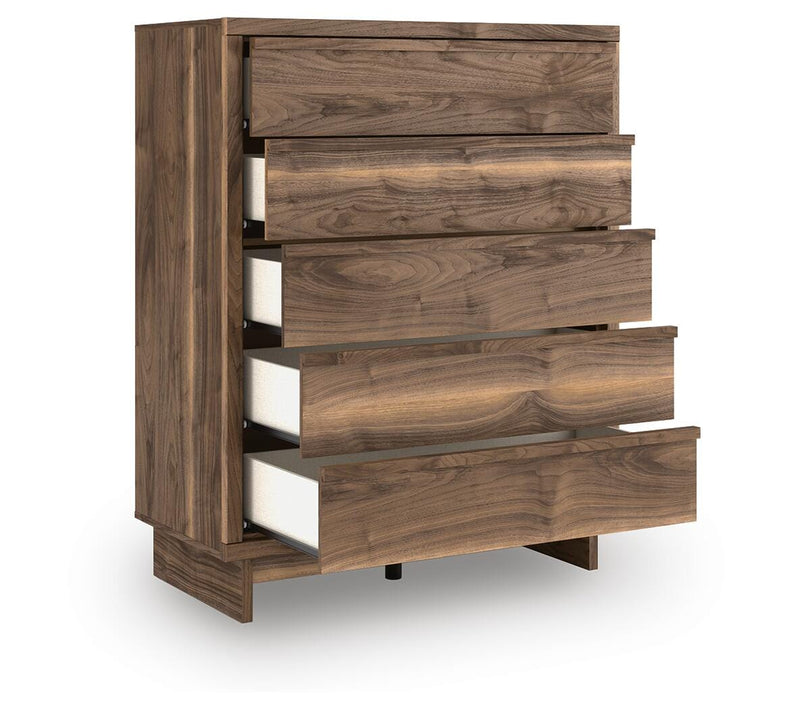 Chirason Brown Wide Chest of Drawers - PCB3367-345