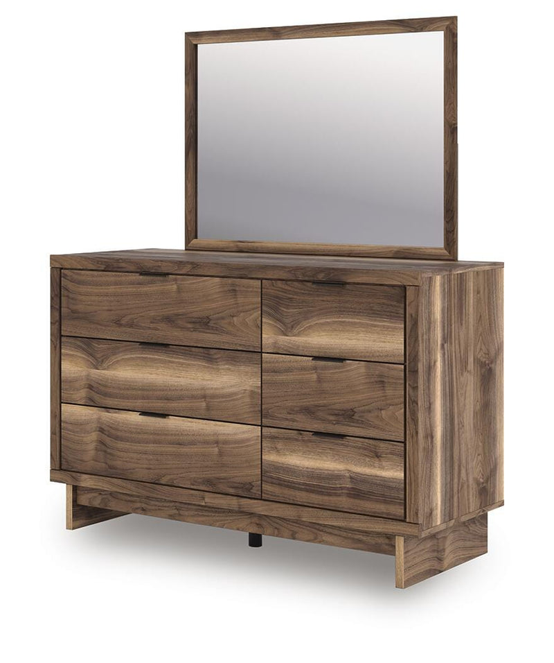 Chirason Twin Panel Bed with Storage, Dresser and Mirror - PCB3367B30
