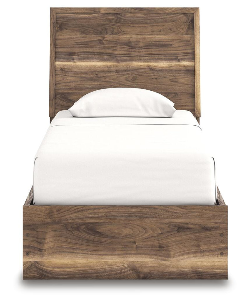 Chirason Twin Panel Bed with Storage, Dresser and Mirror - PCB3367B30