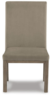 Chrestner Gray Dining Table and 6 Chairs - D983D5