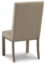 Chrestner Gray Dining Table and 6 Chairs - D983D5