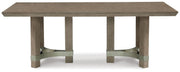 Chrestner Gray Dining Table and 6 Chairs - D983D5