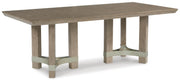 Chrestner Gray Dining Table and 6 Chairs - D983D5