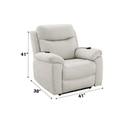 Chriki Power Recliner w/Lift & Heating & Massage - LV04271