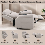 Chriki Power Recliner w/Lift & Heating & Massage - LV04272