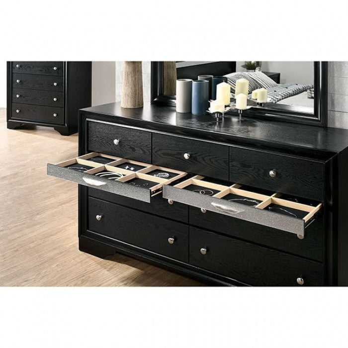 Chrissy Black Dresser - CM7552BK-D