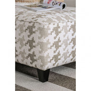 Christine Light Gray/Pattern Ottoman - SM8280-OT