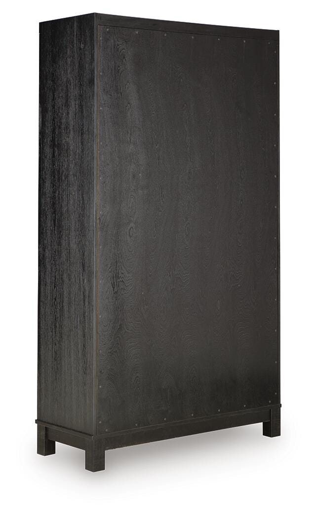 Christop Black/Brown Accent Cabinet - A4000728