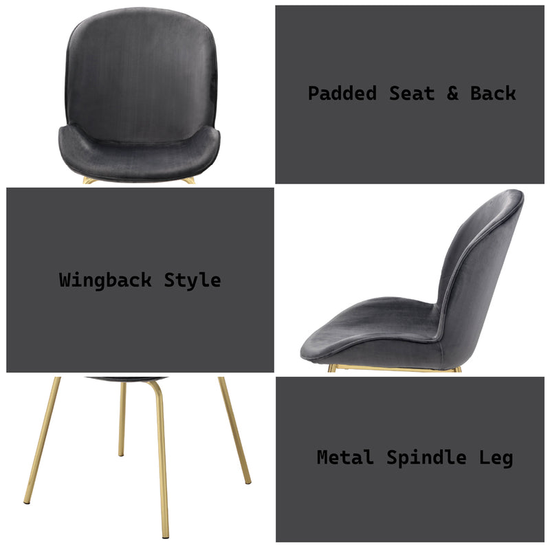 Chuchip Side Chair (Set-2) - 72948