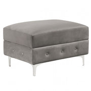 Ciabattoni Gray Ottoman - CM6256GY-OT