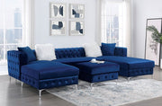 Ciabattoni Navy Sectional - CM6256NV-SECT