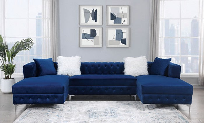 Ciabattoni Navy Sectional - CM6256NV-SECT