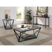 Ciana Gray/Sand Black End Table - CM4744E