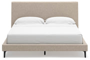 Cielden California King Upholstered Bed with Roll Slats, Chest and  Nightstand in Soft Gray - PKG022921