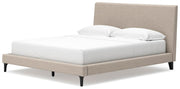 Cielden California King Upholstered Bed with Roll Slats, Chest and  Nightstand in Soft Gray - PKG022921